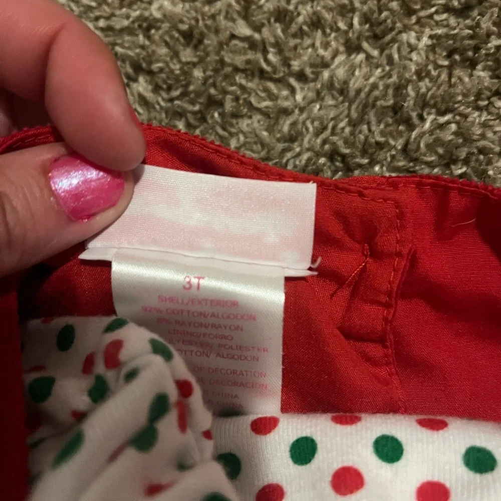 Corduroy Christmas 2 Piece Dress 3T - Picture 5 of 6